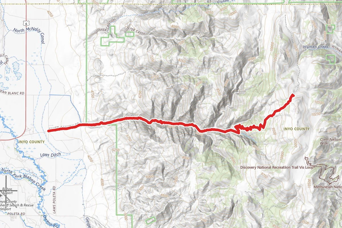Silver Canyon OHV Road