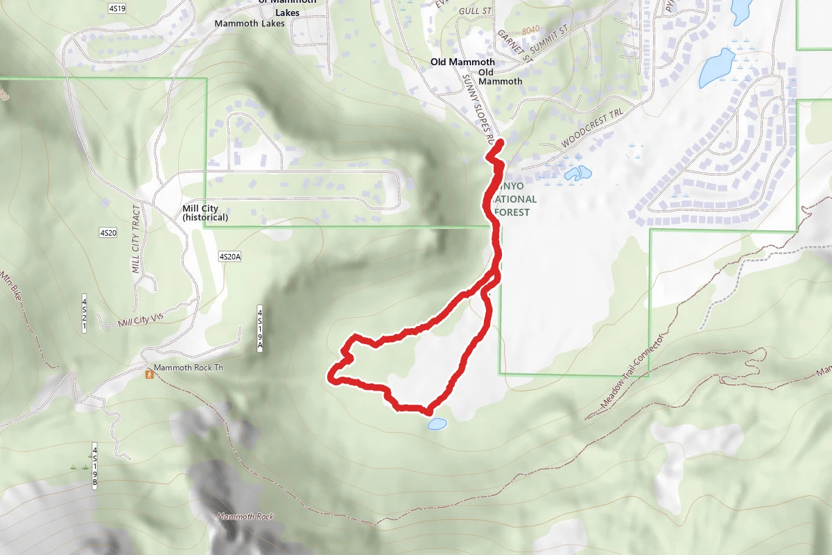 Hidden Lake and Sherwin Trail