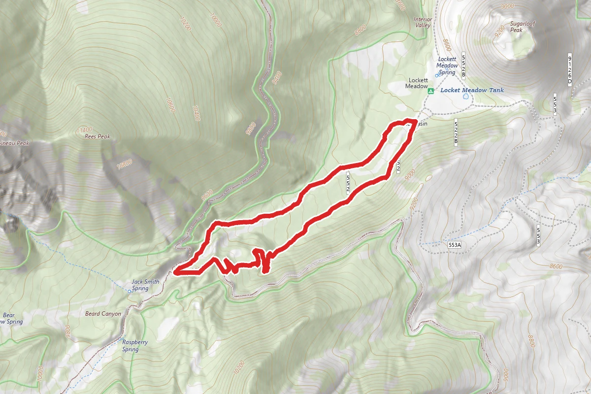 Lockett Meadow Inner Basin Loop