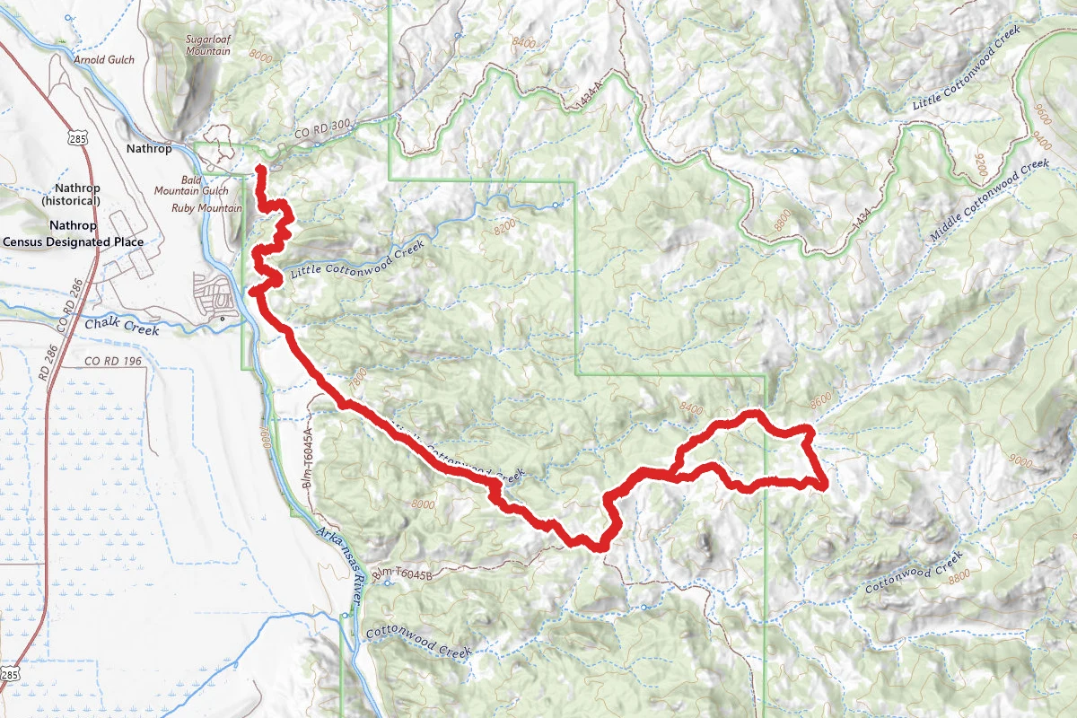 Turret Trail and Catkin Gulch Loop Trail