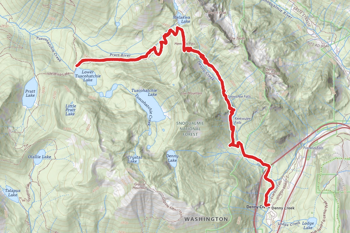 Tuscohatchie Lake Trail