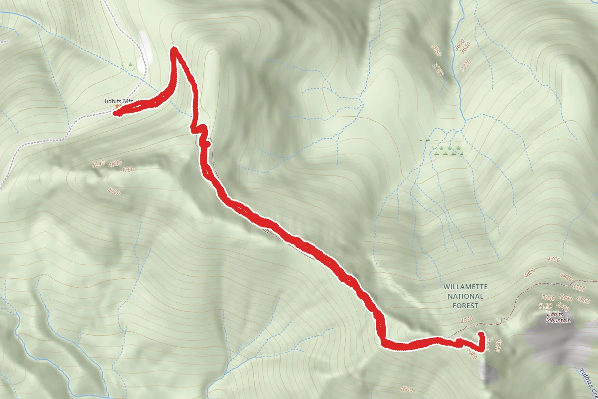 Tidbits Mountain Western Approach