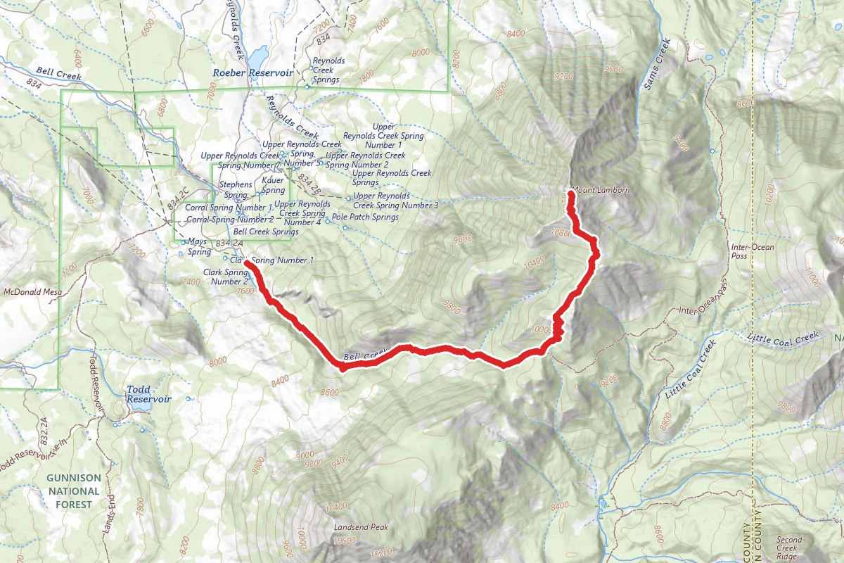 Mount Lamborn Trail