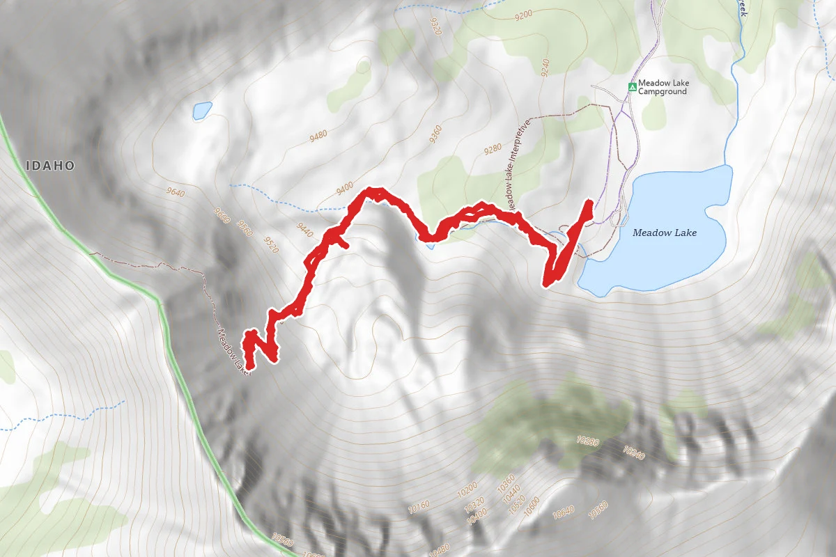 Meadow Lake to the Lemhi Divide
