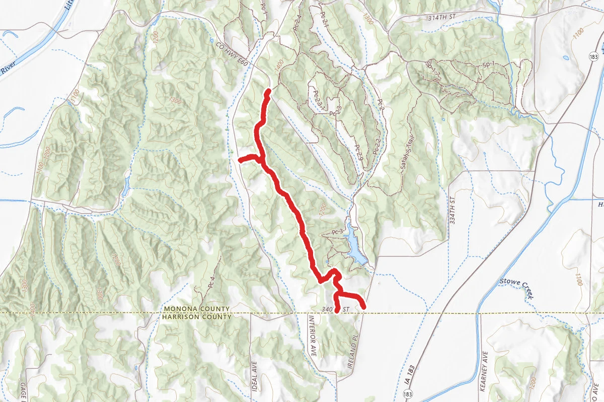 Loess Hills Ridge Trail
