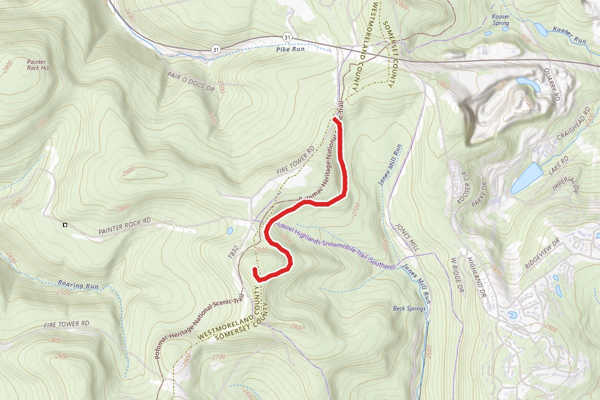 Laurel Highlands RT. 31 Firetower Hike