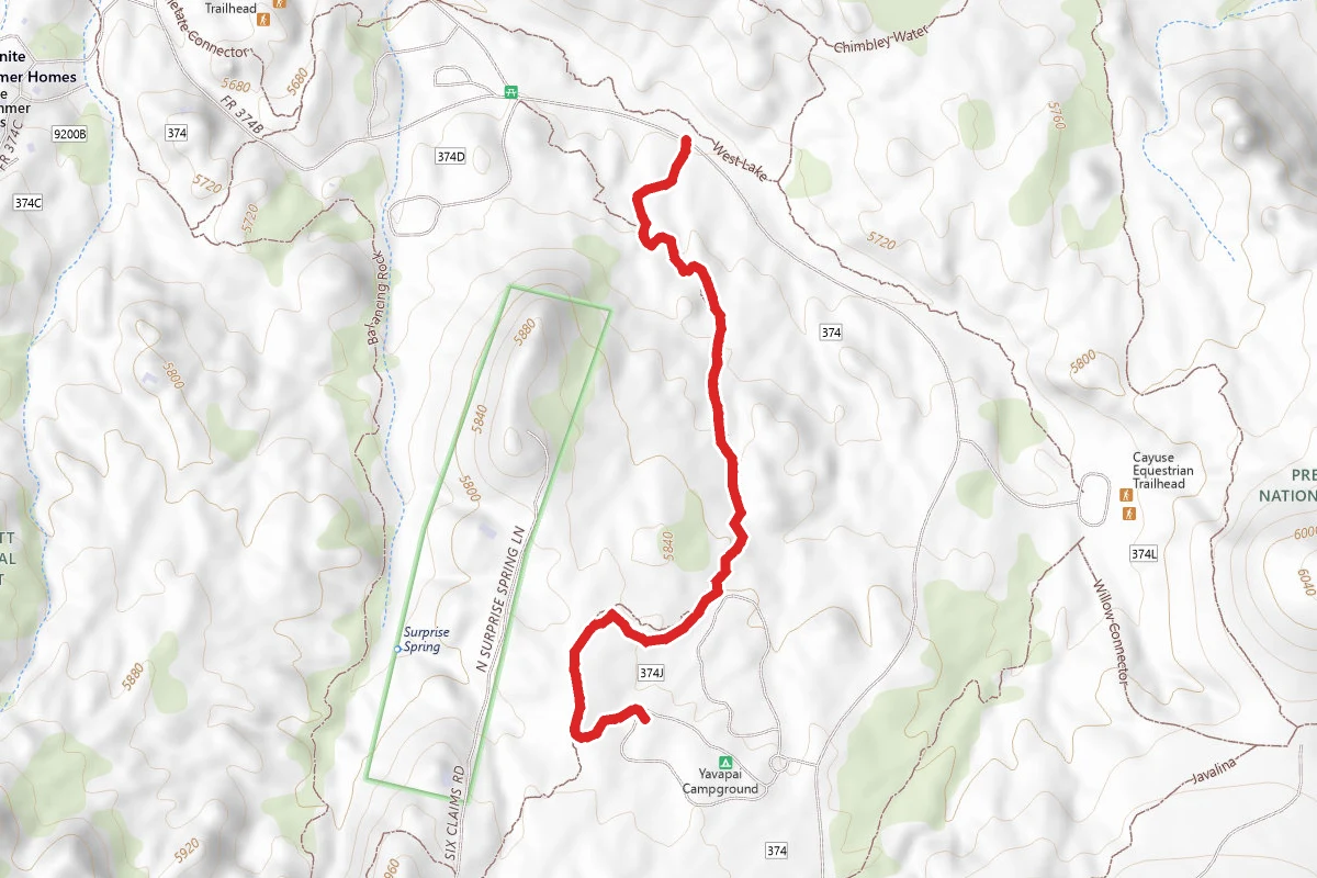 Surprise Spring Trail #350