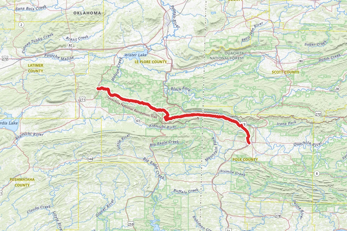 Talimena Scenic Byway Trail