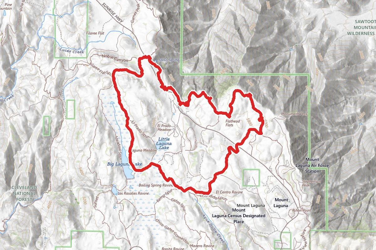 Big Laguna Mountain Loop Trail