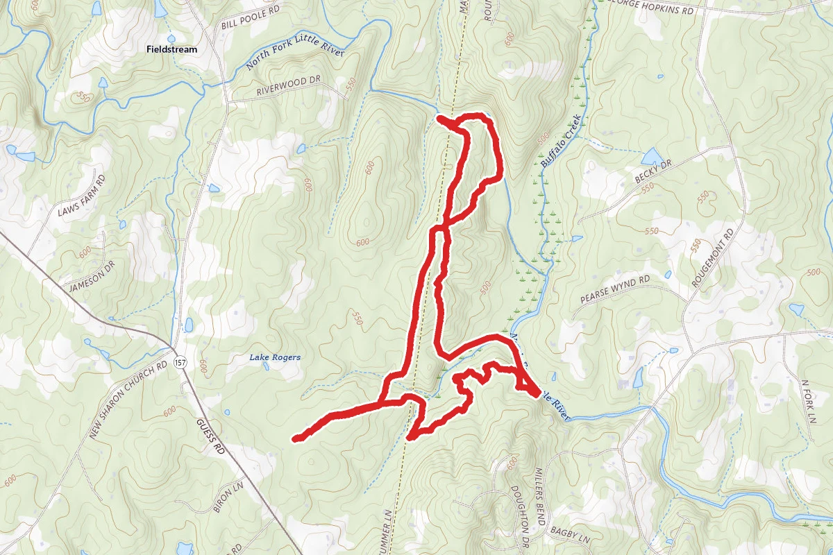 North River Loop, Ridge Trail and South River Loop Trail