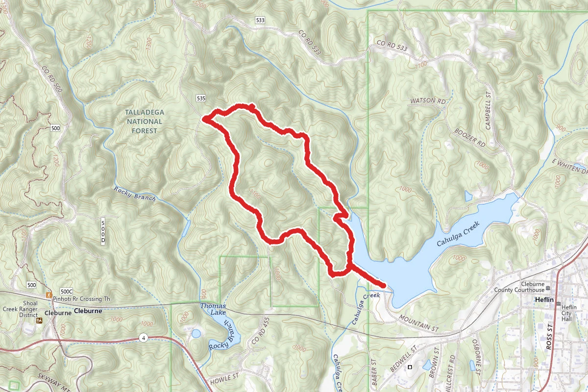Heflin Watershed Lakeside Loop