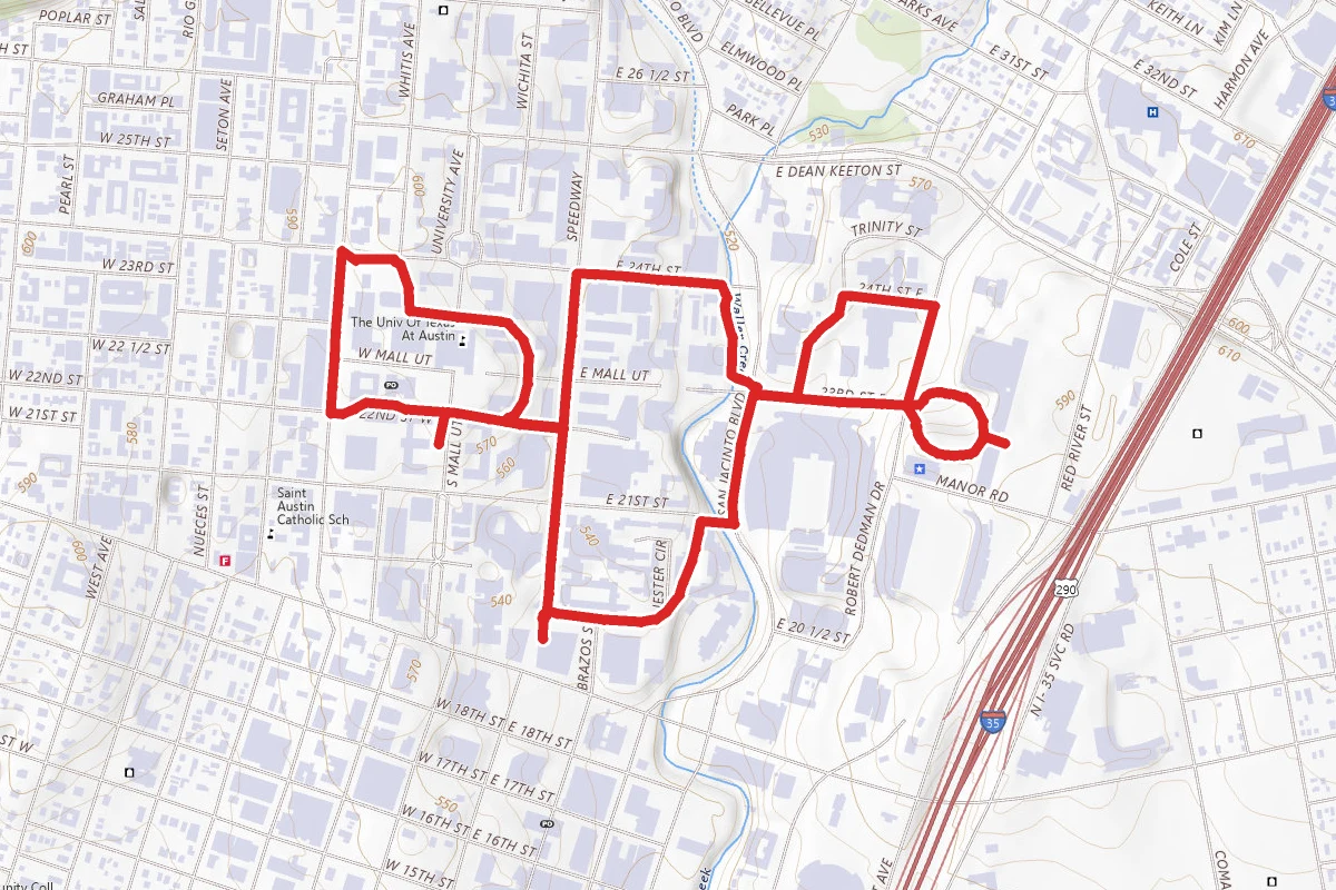 University of Texas Walk
