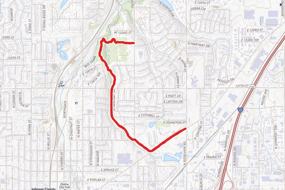 Mahaffie Creek Trail