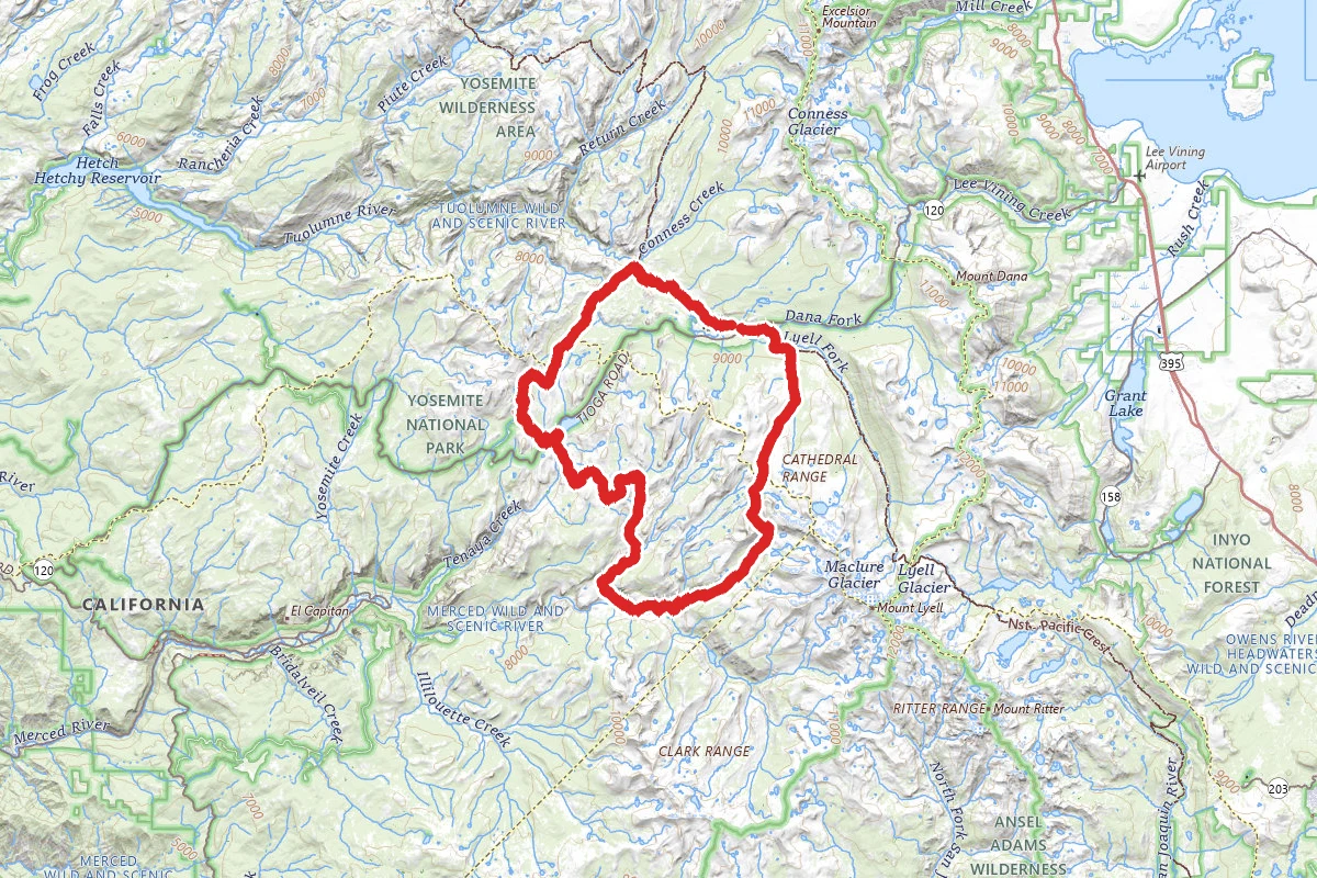 The High Sierra Camp Loop Trail
