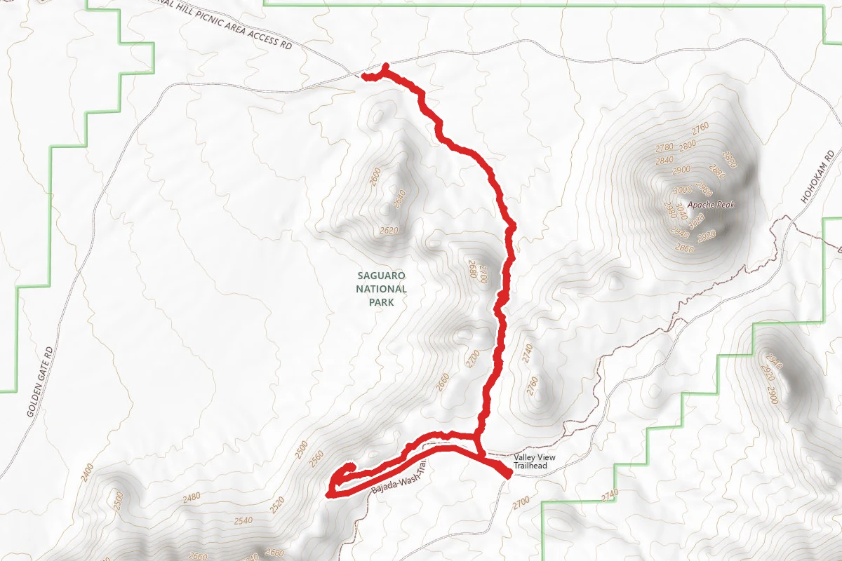 Valley View and Wild Dog Trails