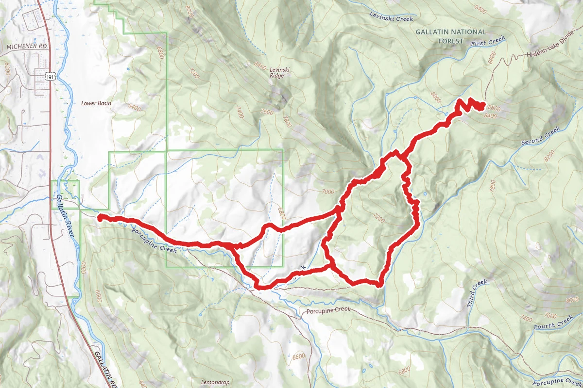Porcupine Creek Loop