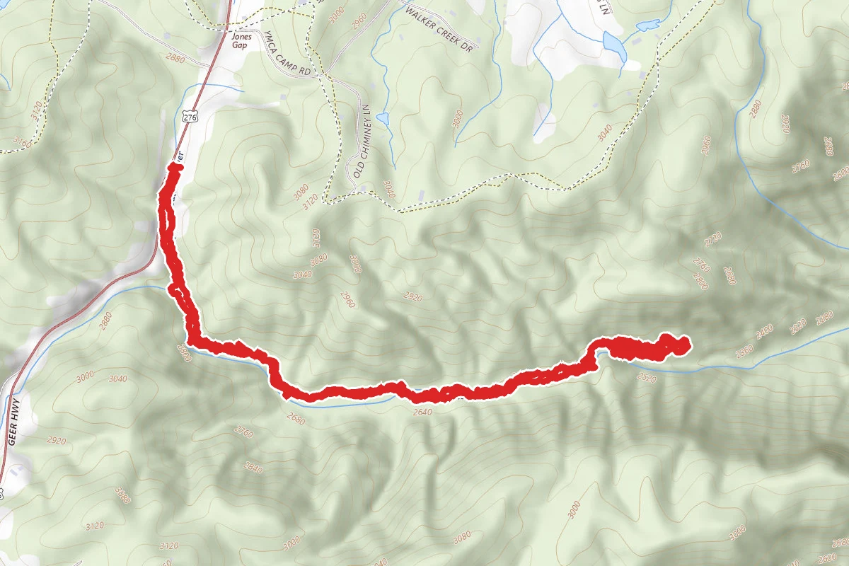 Dargans Cascade via Jones Gap Trail