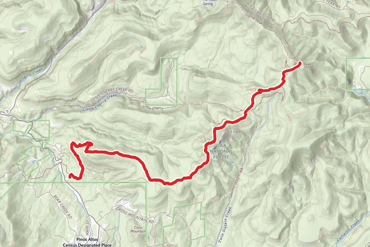 Black Peak Via Continental Divide Trail
