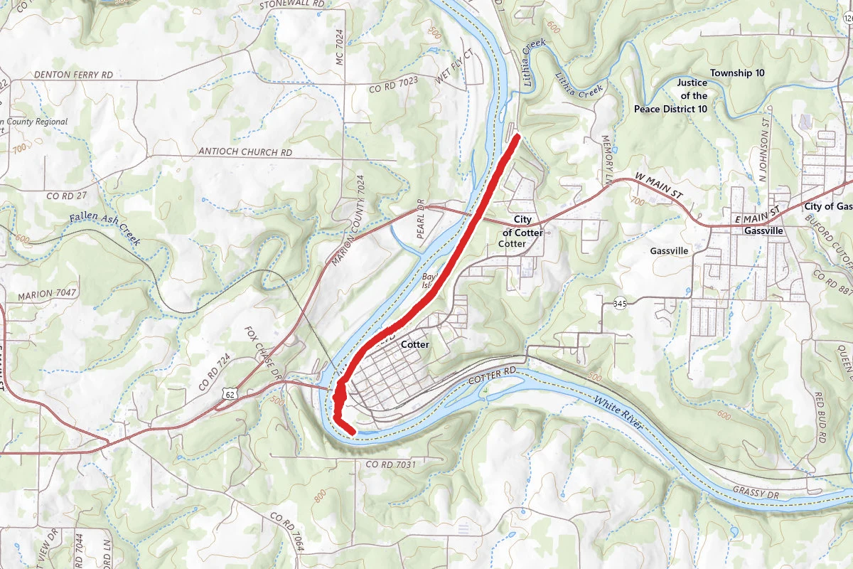 White River Cotter Hike