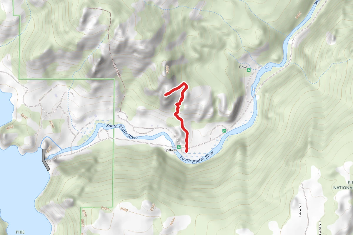 Eleven Mile Canyon Overlook Trail