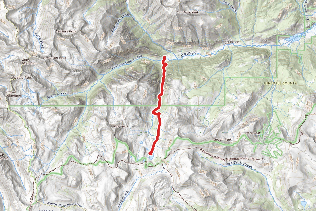 Cataract Lake Trail