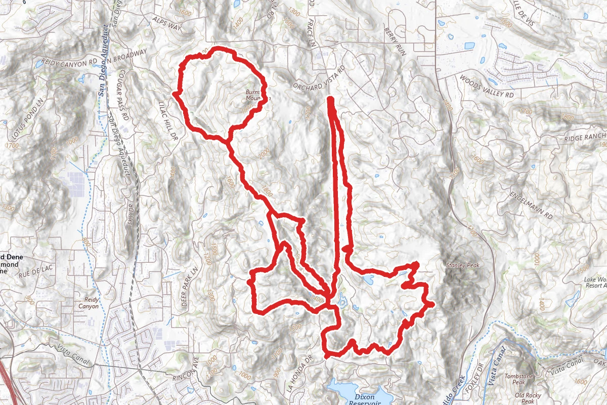 Sage to Jack Creek to Crest to Boulder Loop