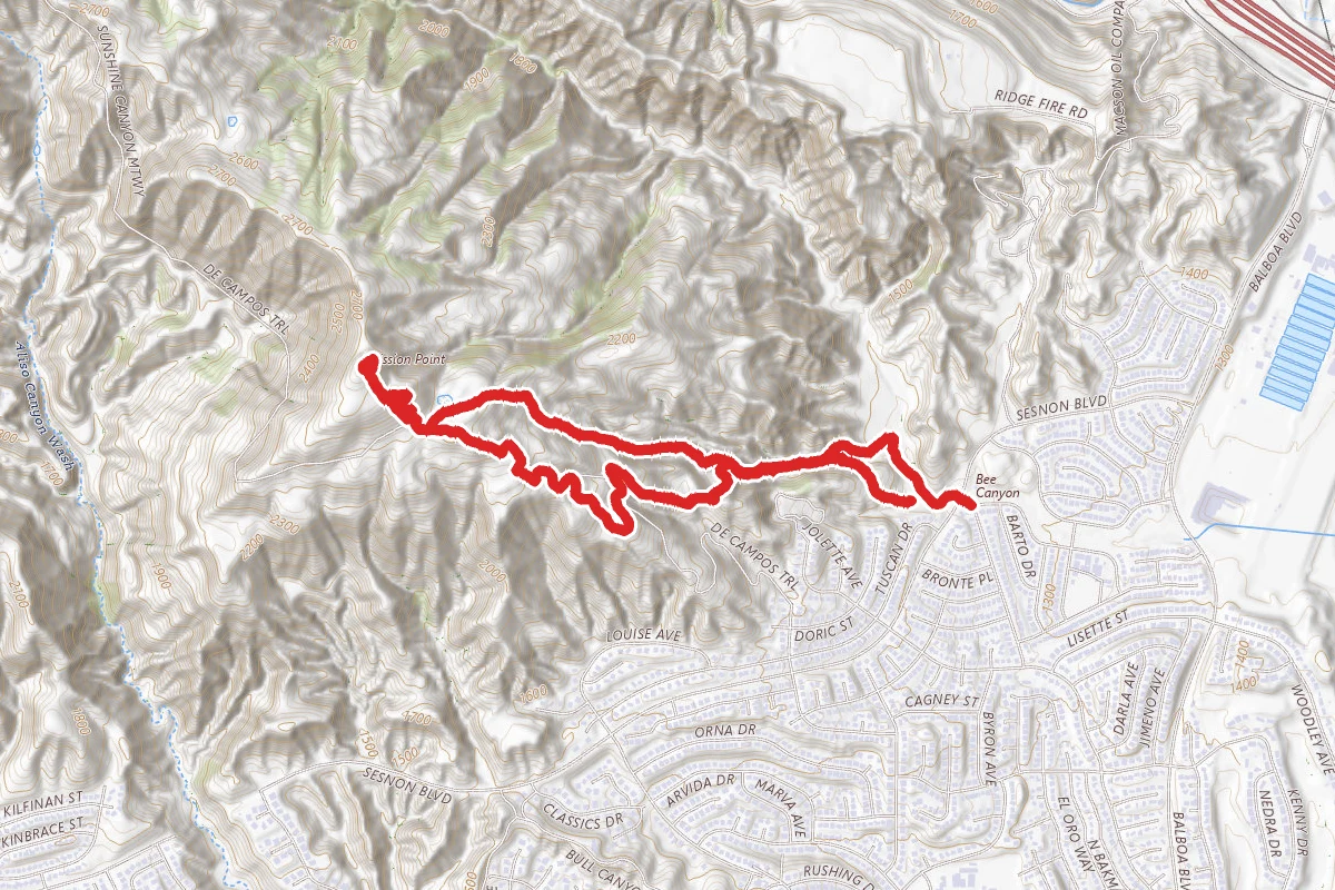 O’Melveny Canyon and Mission Point