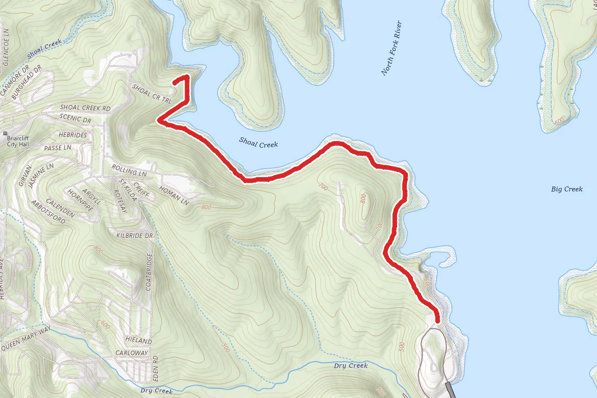 Norfolk Trail, Norfork Dam to Briarcliff