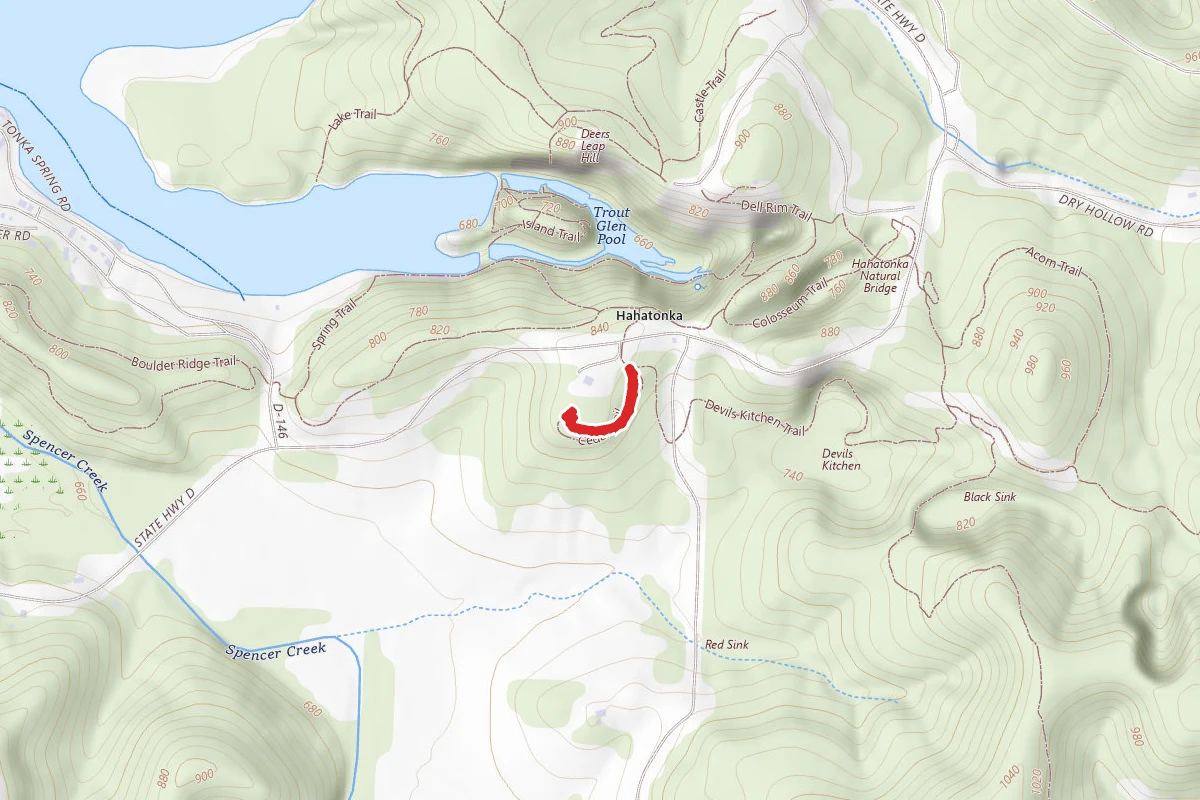 Cedar Ridge Blue Trail