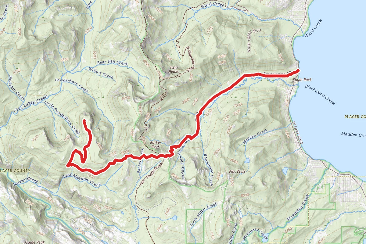 Barker Pass OHV Road