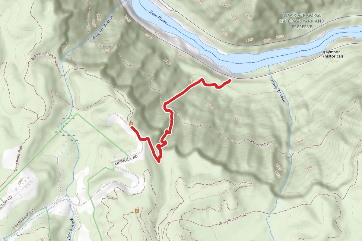 Kaymoor Miner's Trail