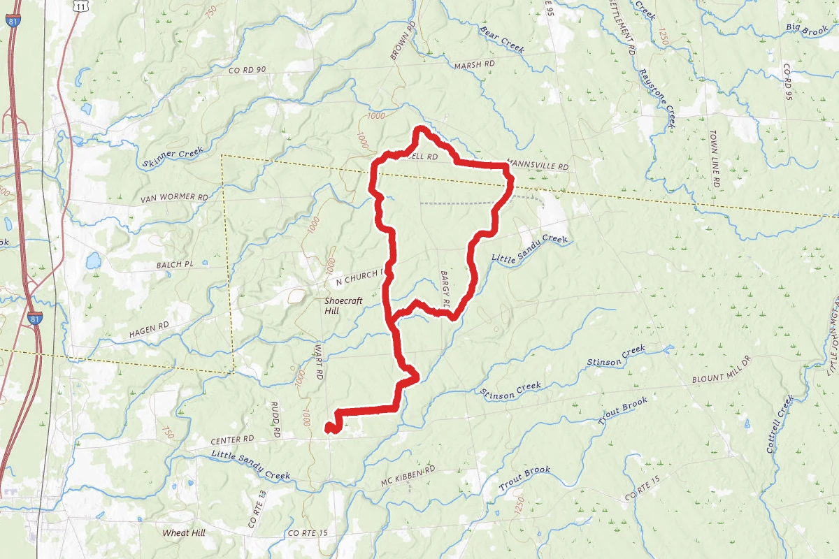 Winona Loop via Wart Road