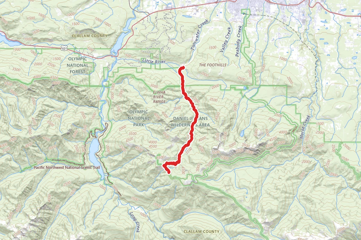 Hurricane Hill Nature Trail to Little River Trail