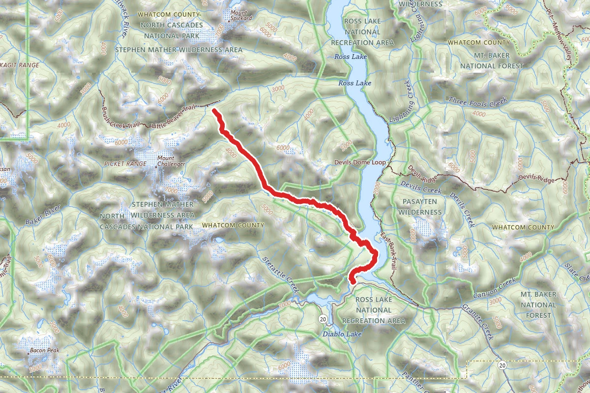 Big Beaver Trail to Beaver Pass