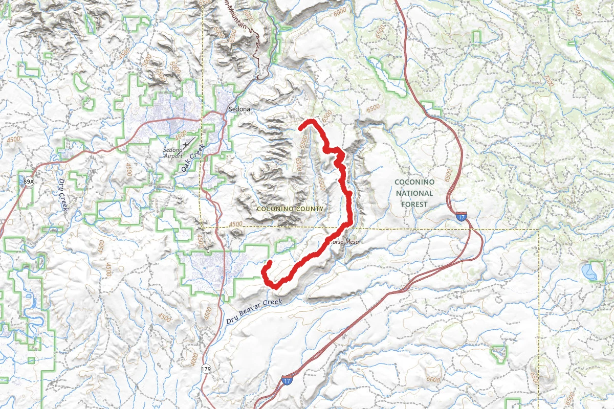 Munds Mountain via Hot Loop and Schnebley Hill