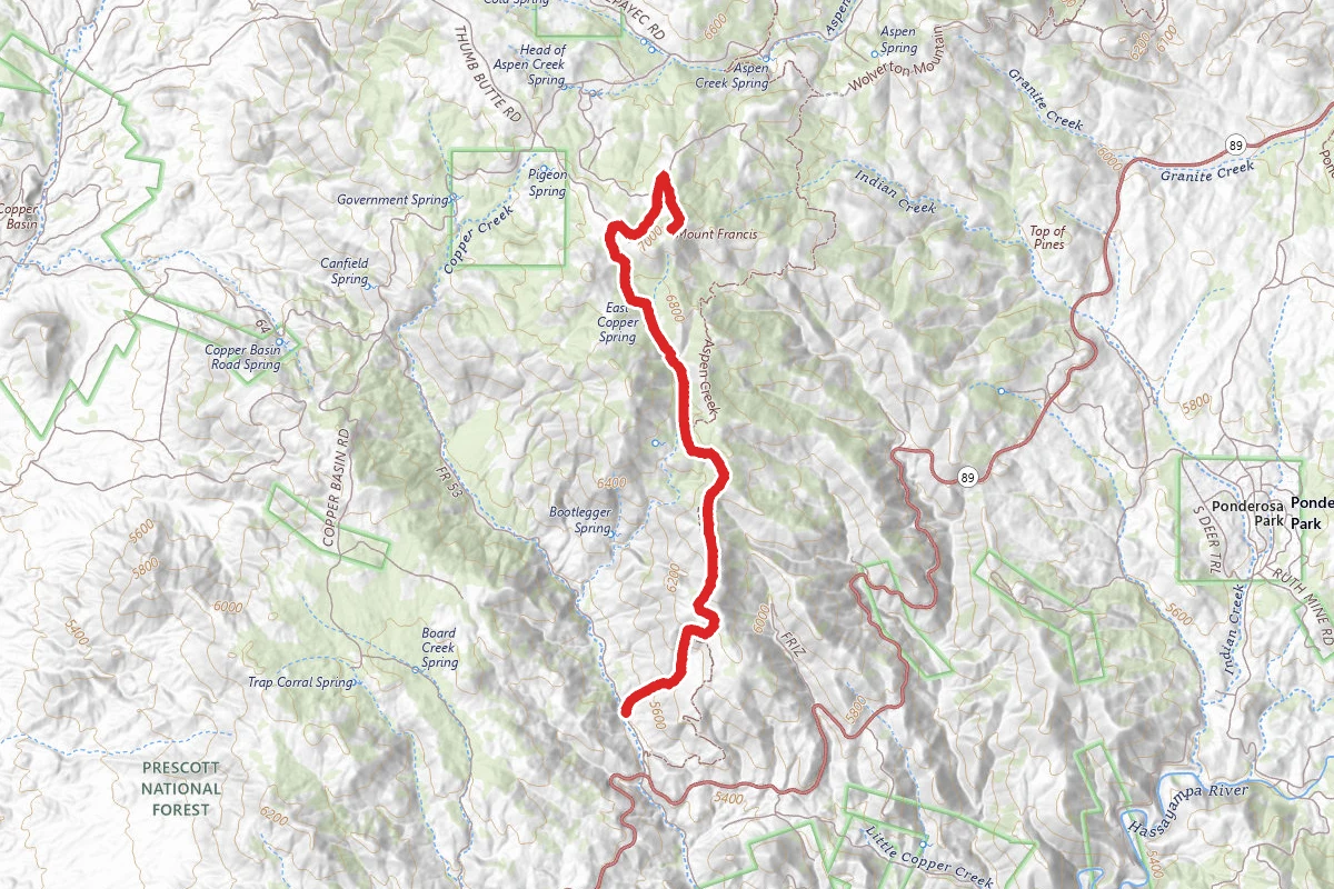 Mount Francis Trail Forty Eight
