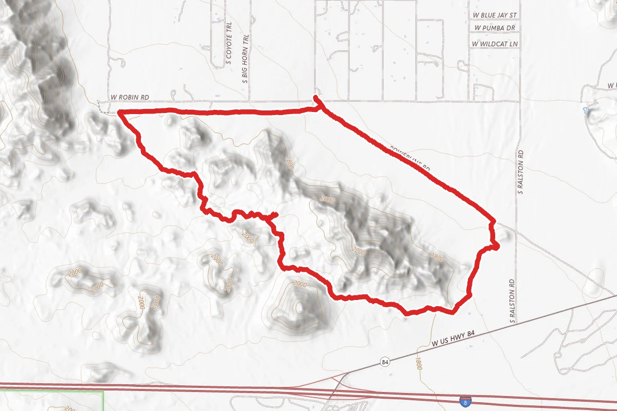 Stanfield and Maricopa Trail