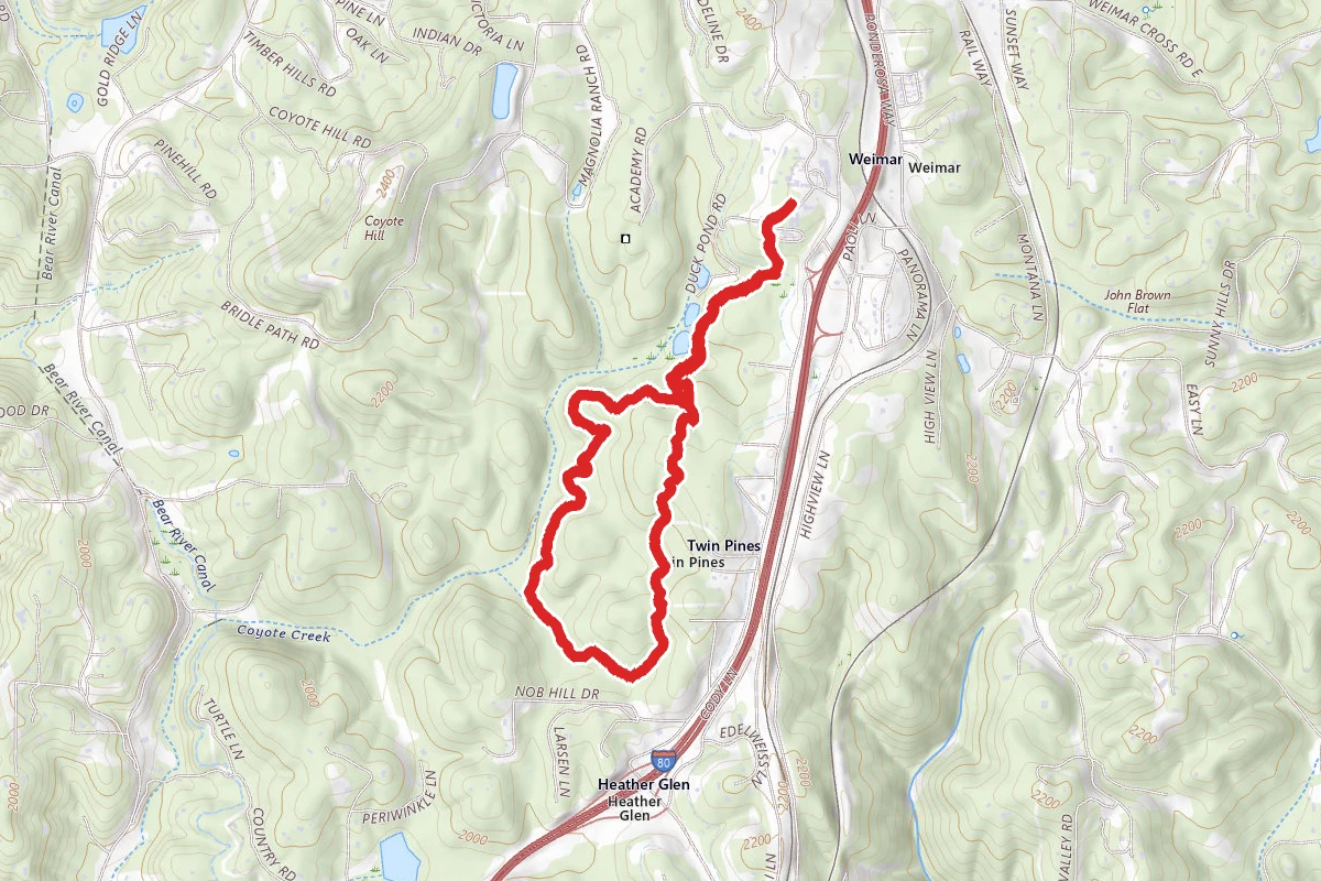 Owl's Roost, Meadow Vista and Frontier Loop