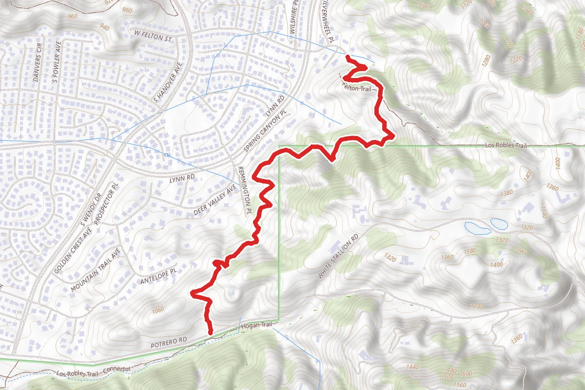 Los Robles Trail West
