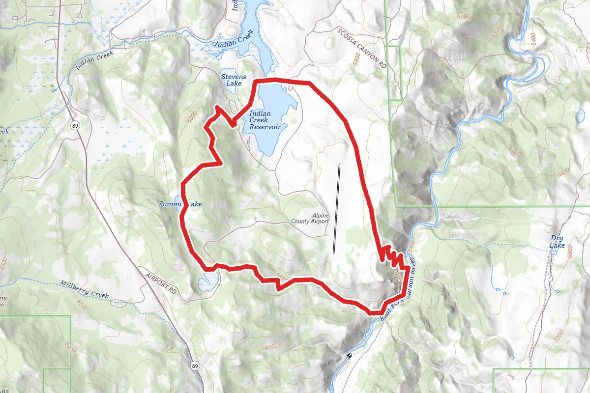 Indian Creek Recreation Area Trails