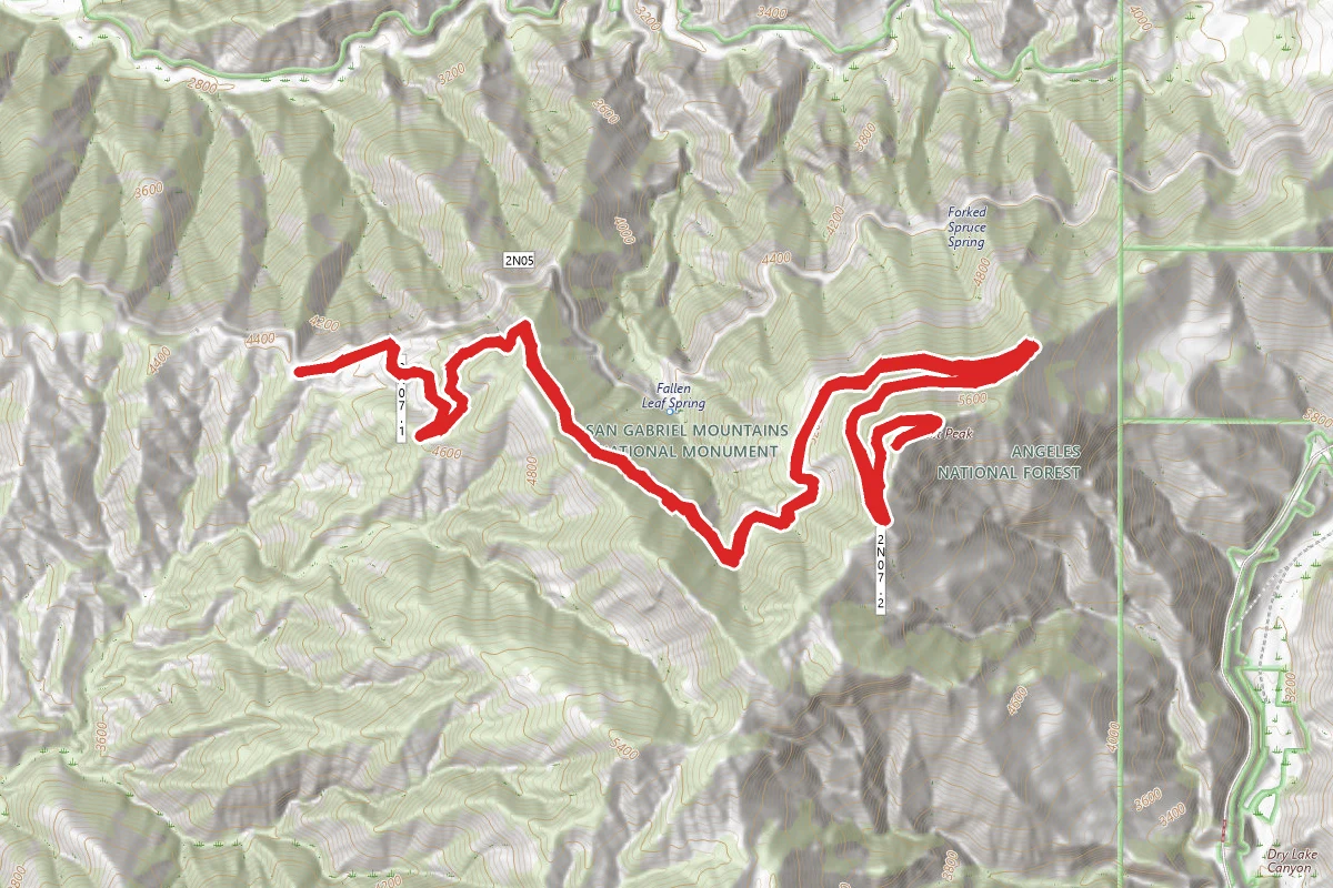 Sunset Peak Alternate Approach