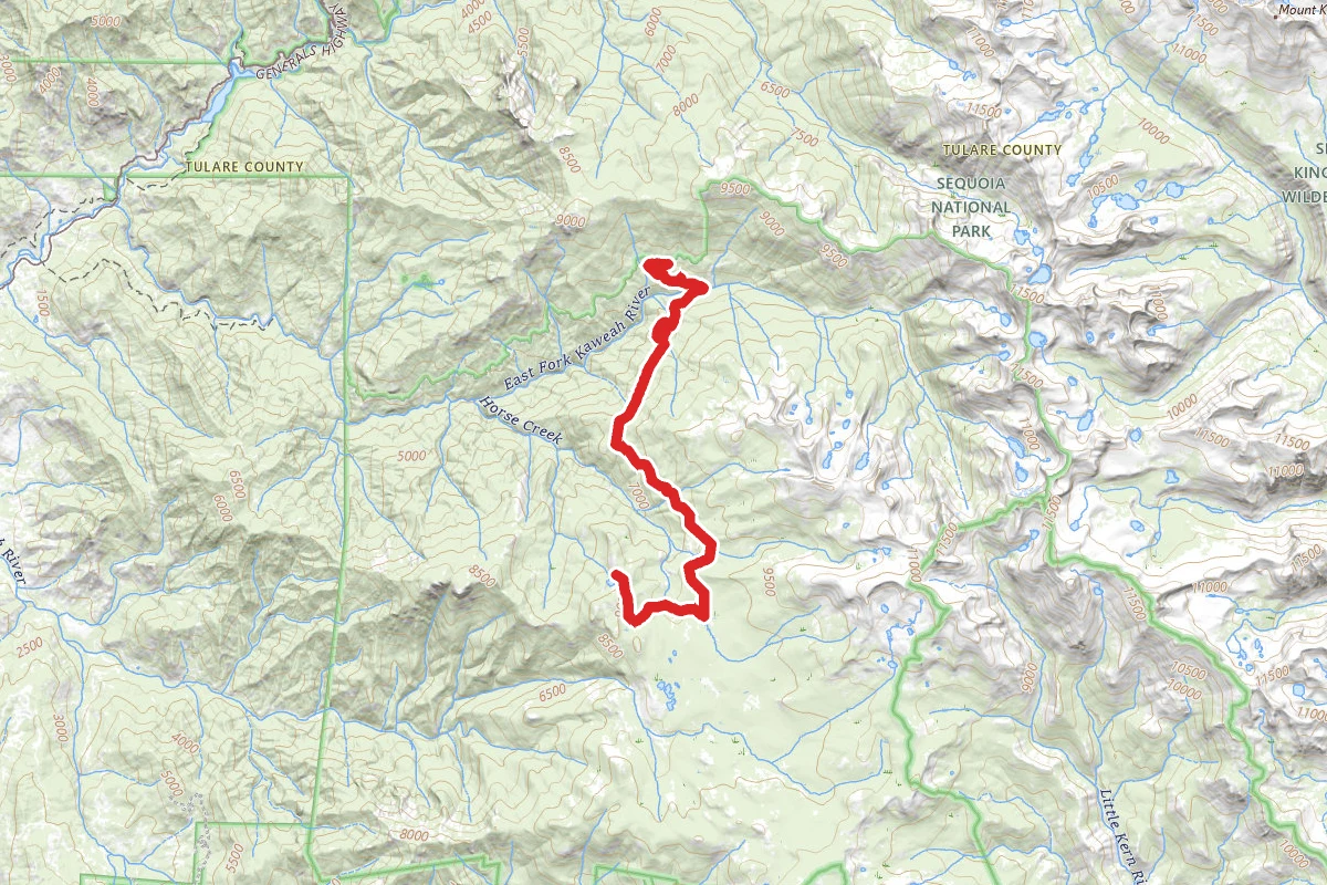 Evelyn Lake Trail