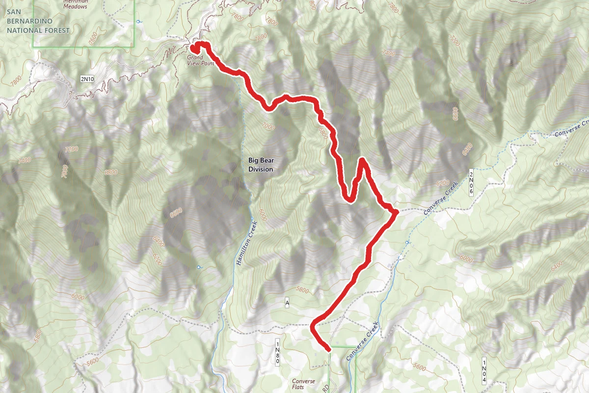 Seven Oaks Trail to Grand View Point