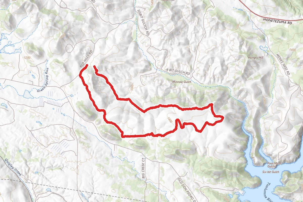 Old Stage and Soaproot Ridge Loop (Long Option)