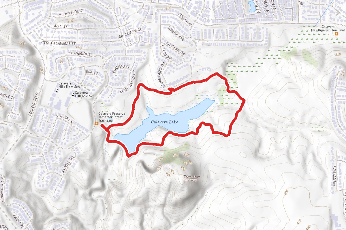 Calavera Lake Loop