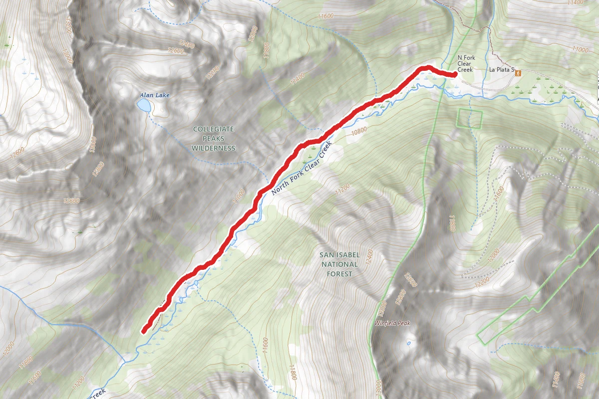 North Fork Clear Creek Trail (1463)