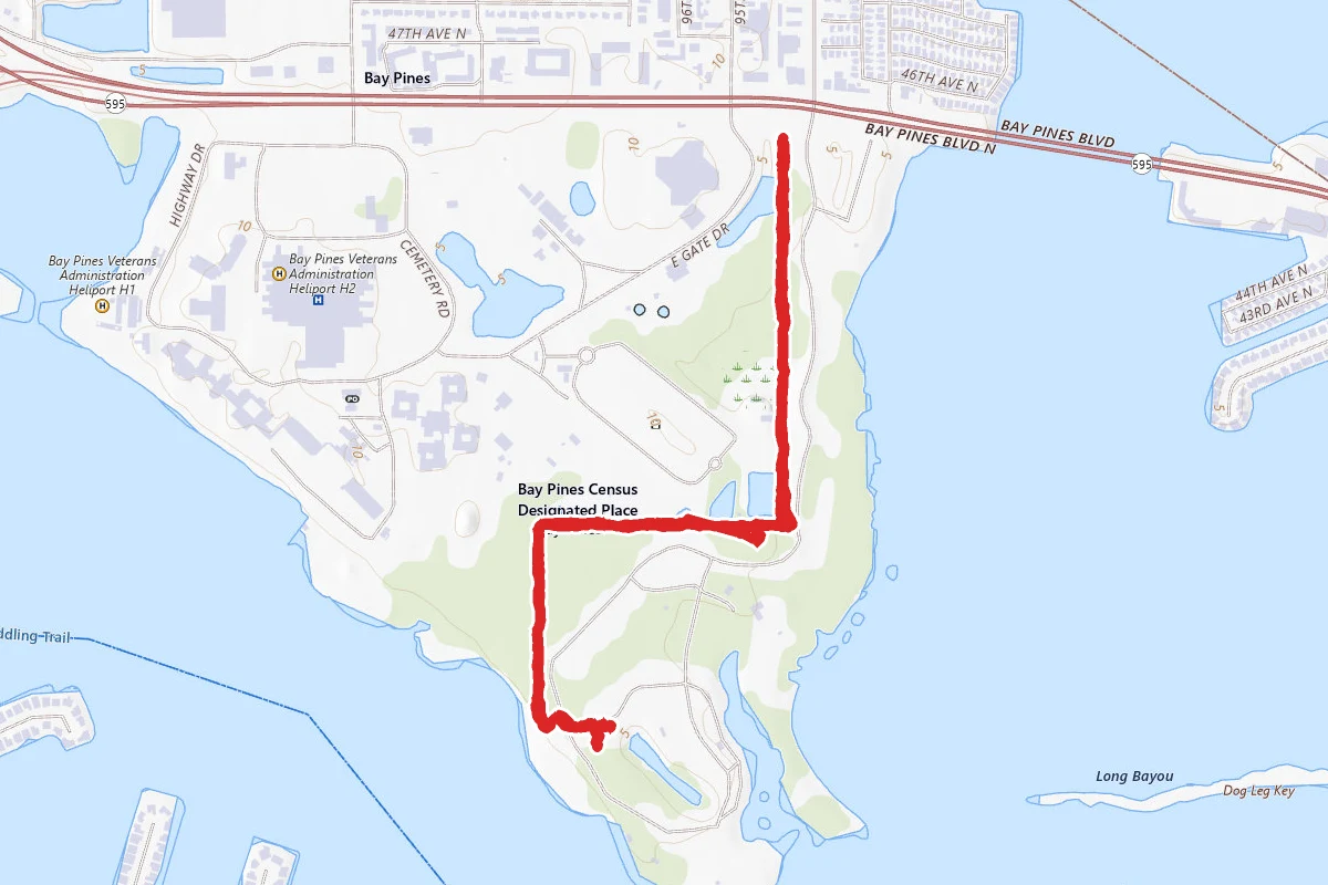 War Veterans Memorial Park Trail