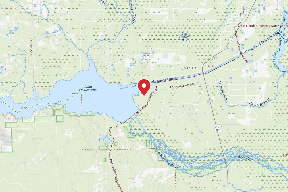 Florida Trail: Rodman Campground to Buckman Lock