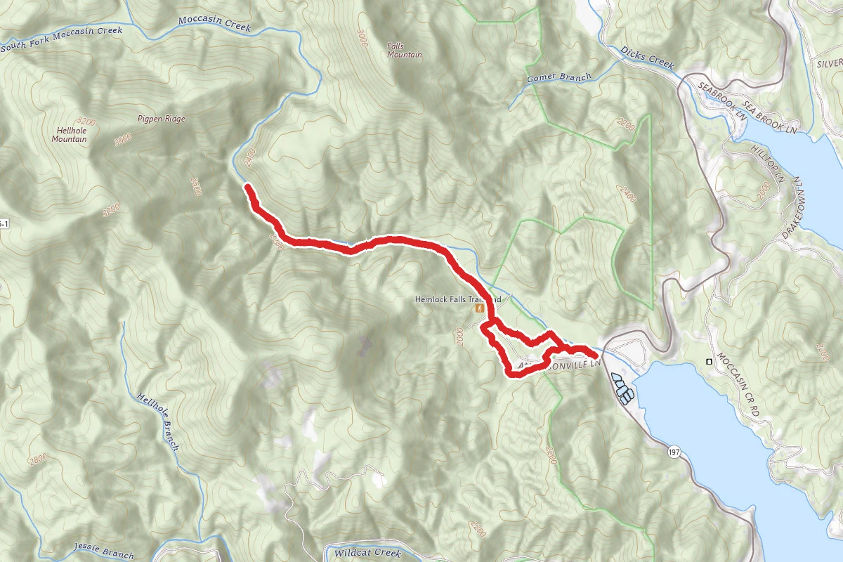 Hemlock Falls and Moccasin Creek Wildlife Trail