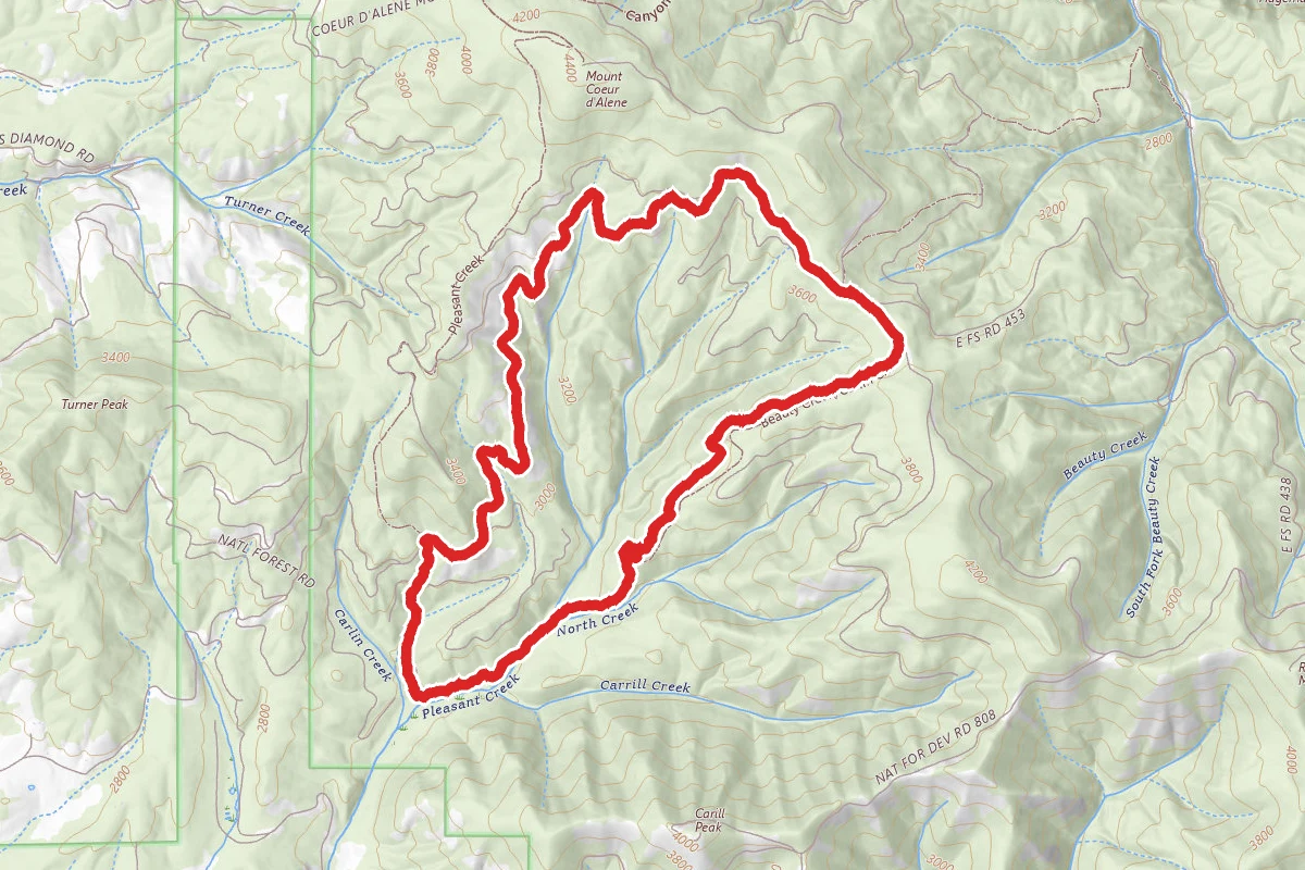 Trail 257 South to Carlin Connector Loop